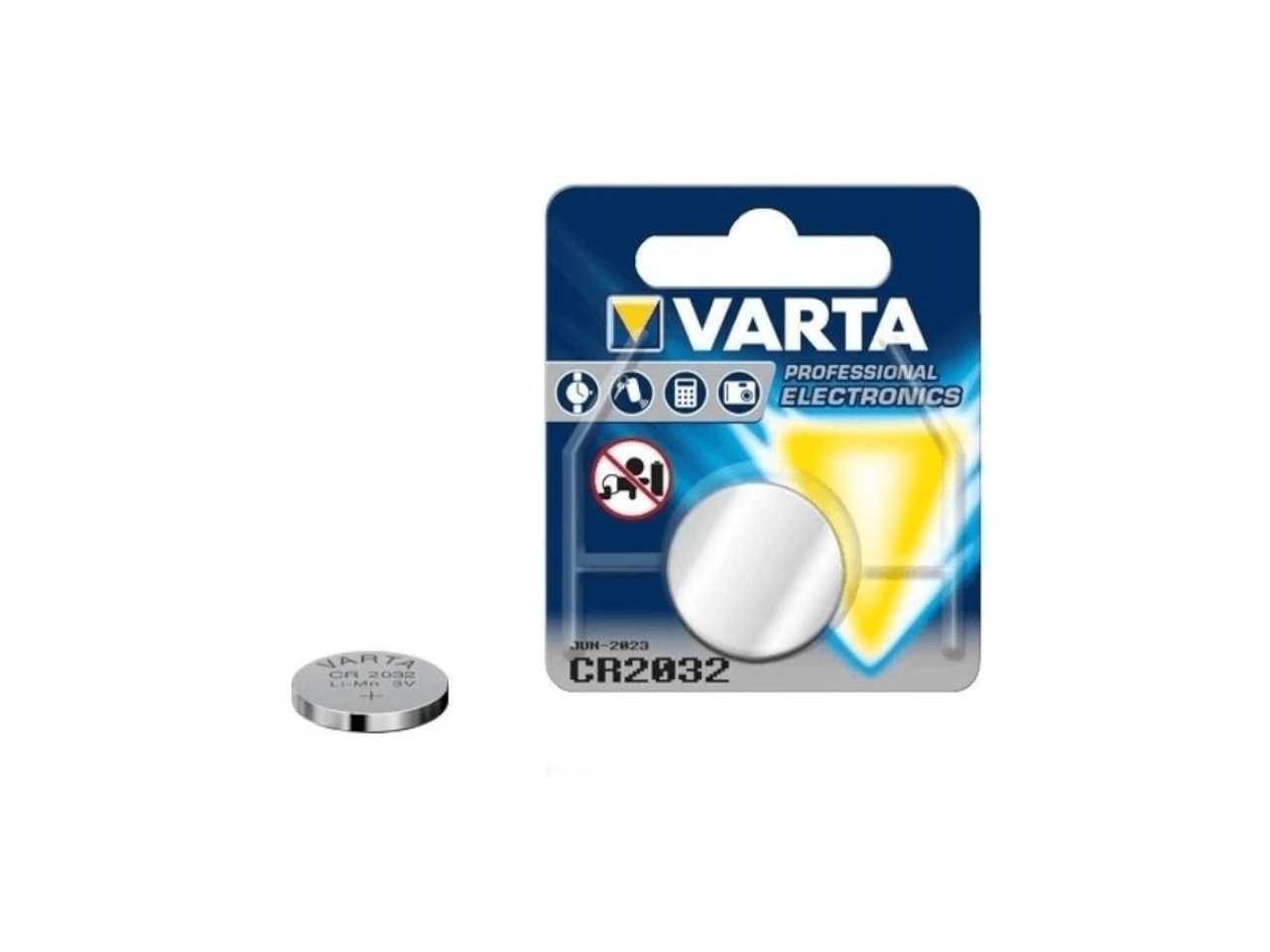 Ajax Varta CR2032 3V LITHIUM COIN 1PK VA-CR2032-1BP