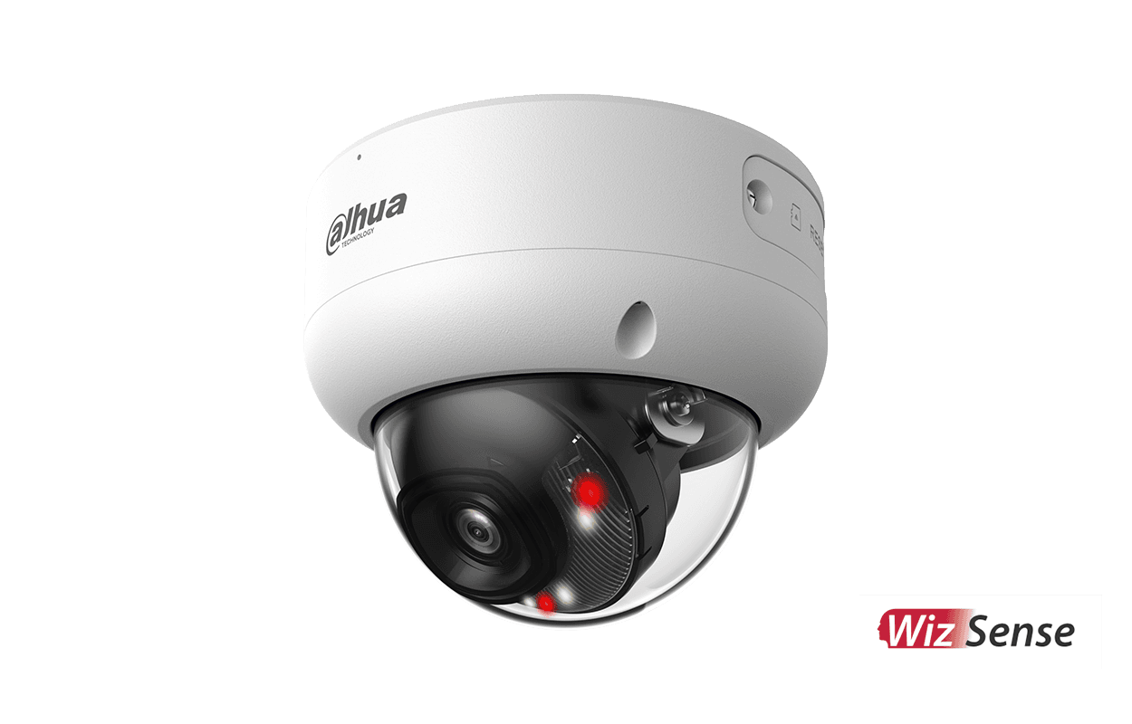 Dahua 8MP Smart Dual Light Fixed-focal Dome WizSense Network Camera (Black) DH-IPC-HDBW3867E-AS-IL-ANZ-BLK