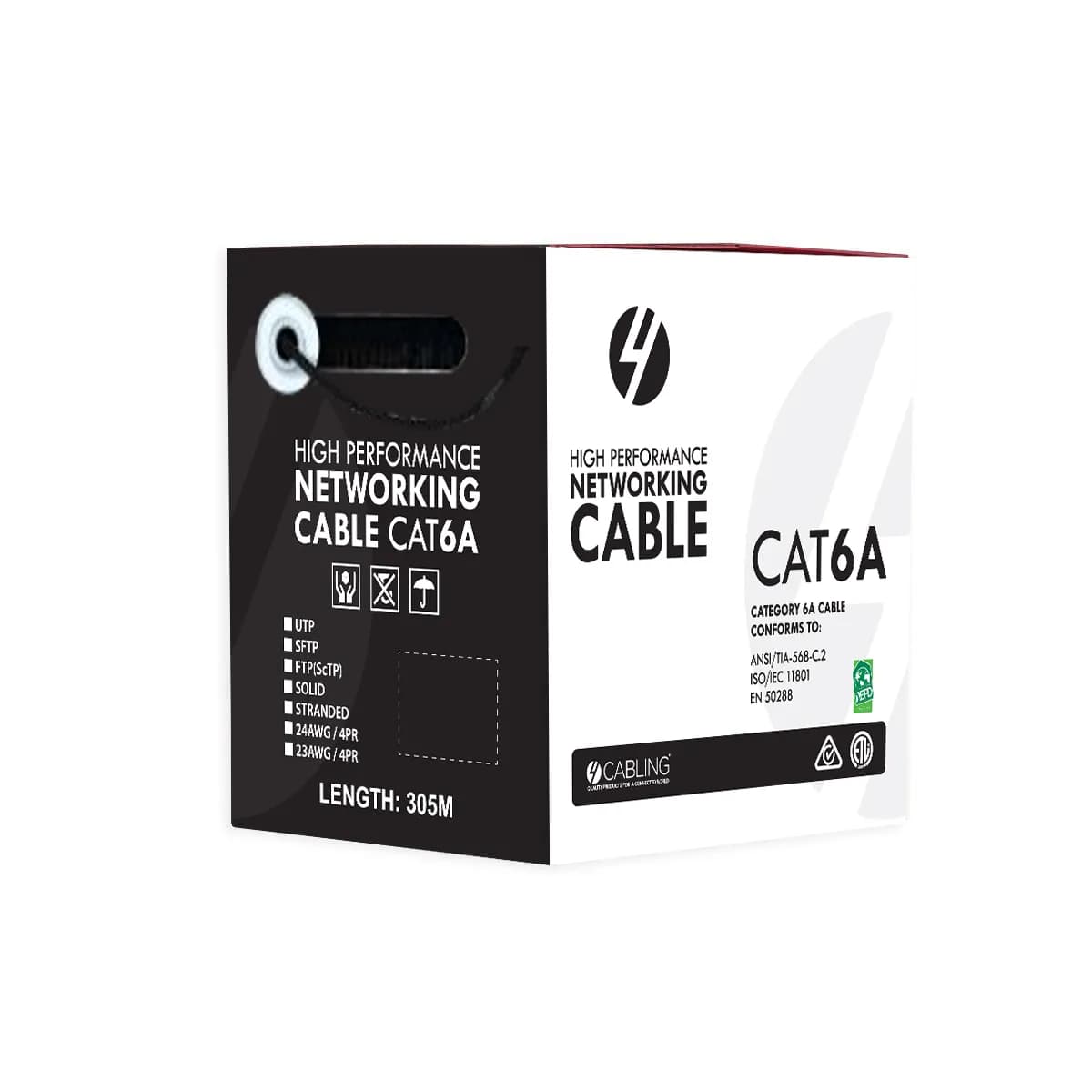 4Cabling 4Cabling SLD.C6AUUTP.BLACK SLD.C6AUUTP.BLACK
