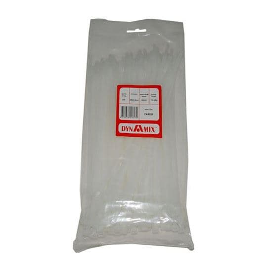 Dynamix DYNAMIX 250mm x 4.8mm Cable Tie (Packs of 100) CAB250