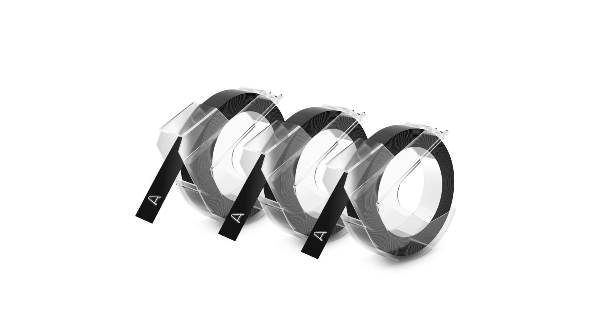 Dymo DYMO Genuine Embossing Label Tape. 3PK, 9mm x 3m. Use them indoors or 1741670