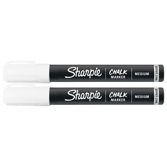 Sharpie Sharpie White Chalk Wet Erase Marker. Pack of 2 2103010