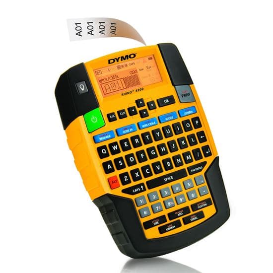 Dymo Dymo Rhino 4200 Industrial Label with QWERTY keyboard. Includes over 2175088