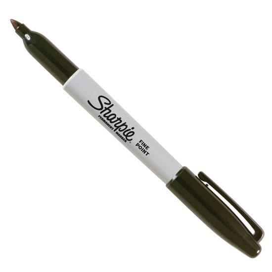 Sharpie Sharpie  Fine Point Black (MOQ 12) Permanent Colour Marker. 30051