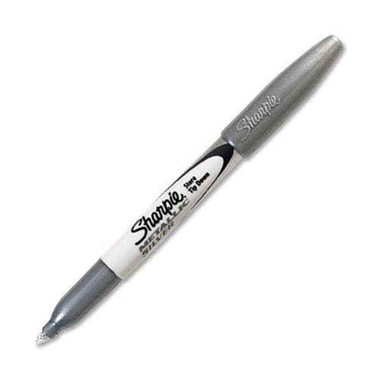 Sharpie Sharpie S39013 Fine Silver (MOQ12) Metallic Permanent Marker Pen 39013