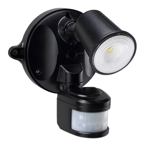 Housewatch HOUSEWATCH 10W Single LED Spotligh with Motion Sensor. IP54. Passive 55-152