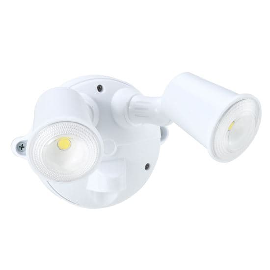 Housewatch HOUSEWATCH 10W Twin LED Spotlight IP54, 2000 Lumens,Stainless Steel 55-157