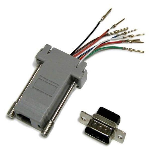 Dynamix DYNAMIX DB9 Male to RJ45 Adaptor (8 Wire) A-D9MRJ45