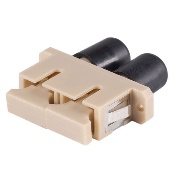 Dynamix DYNAMIX Fibre SC to ST Duplex, Multimode Joiner. Zirconia Ceramic A-FIBSCST