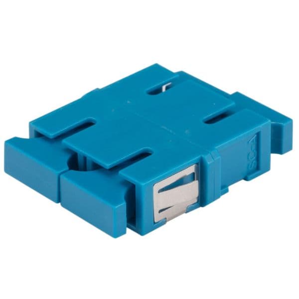 Dynamix DYNAMIX Adapter SC Duplex SM Blue Flangeless, Zirconia Ceramic Sleeve A-FXSCSC-DSM