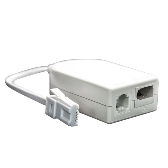 Dynamix DYNAMIX ADSL2+ Telephone Splitter and In-line Filter. BULK ADSL002-BULK