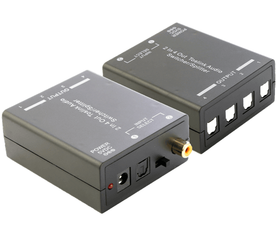 Arco ARCO 1x4 Optical Audio Splitter. Split & Distribute a Single Digital ARC-1359A