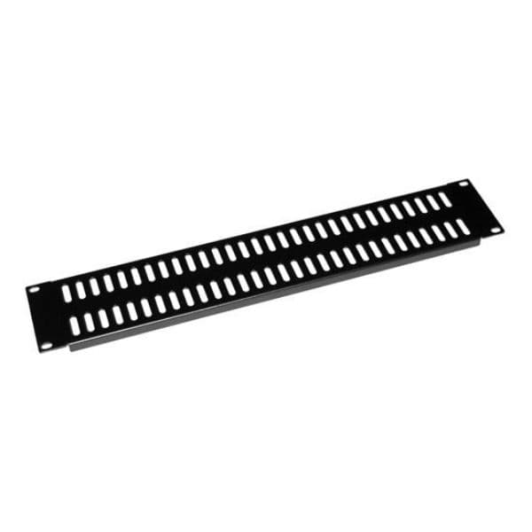 Dynamix DYNAMIX AV Rack 2RU metal blanking panel with vented holes, with AVRVBP-2U