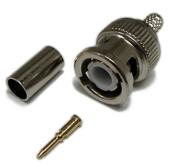 Dynamix DYNAMIX BNC RG59/62 Crimp Connector. 3 piece BNC-CTC75