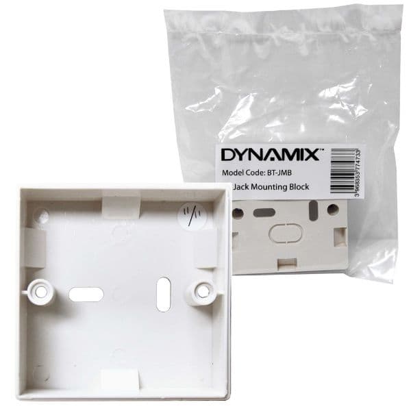 Dynamix DYNAMIX BT 2 Wire Jack Mounting Block BT-JMB