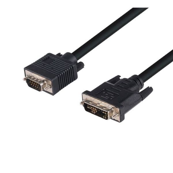 Dynamix DYNAMIX 2m DVI-I Male to VGA Male Cable C-DVI-VGA-2
