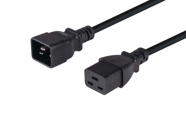 Dynamix DYNAMIX 2M IEC 16A Power Extension Cord. (C20 Plug to C19 Socket) C-IEC16A-2