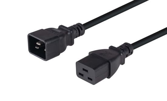Dynamix DYNAMIX 5m IEC 16A Power Extension Cord. (C20 Plug to C19 Socket) C-IEC16A-5