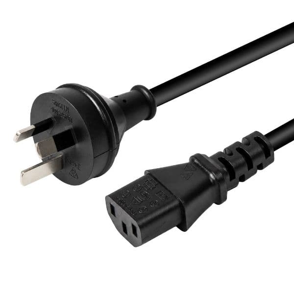 Dynamix DYNAMIX 5M 3-Pin Plug to IEC C13 Female Plug 10A, SAA Approved Power C-POWERC5