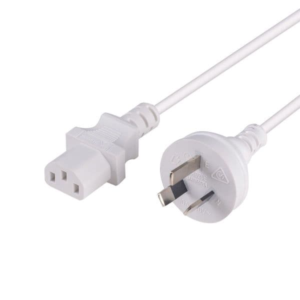 Dynamix DYNAMIX 1.5M 3-Pin Plug to IEC C13 Female Plug 10A, SAA Approved C-POWERCWH