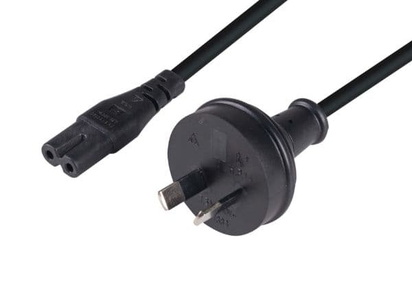 Dynamix DYNAMIX 5M 2-Pin plug to C7 Figure 8 connector. 7.5A. SAA approved C-POWERN8-5