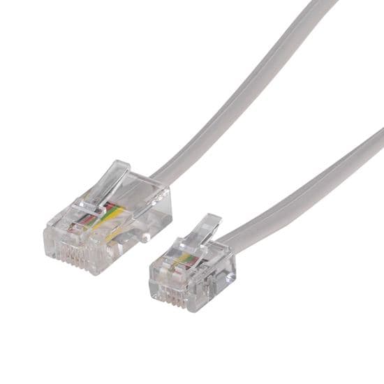Dynamix DYNAMIX 3m RJ12 to RJ45 Cable - 4C All pins connected crossed, C-RJ1245-3