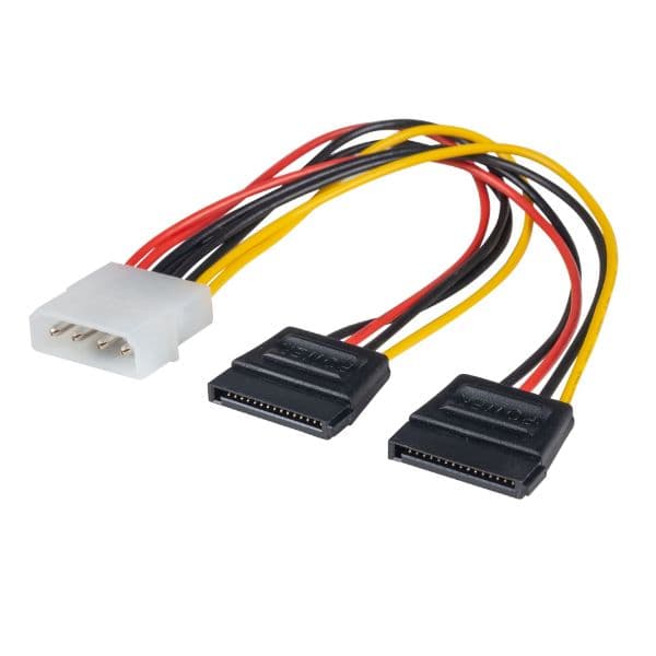 Dynamix DYNAMIX Dual Port Serial ATA Power Splitter Cable, Converts C-SATAPC02