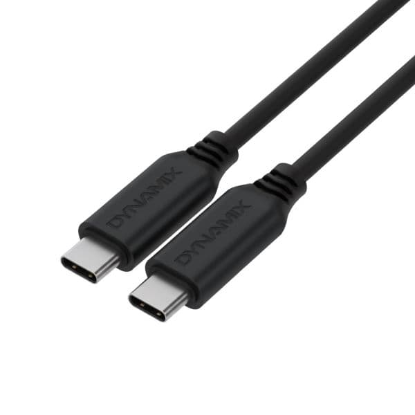Dynamix DYNAMIX 1m USB-C 240W PD Fast Charge Data Cable - USB 2.0 Data Transfer C-U20-CC-1