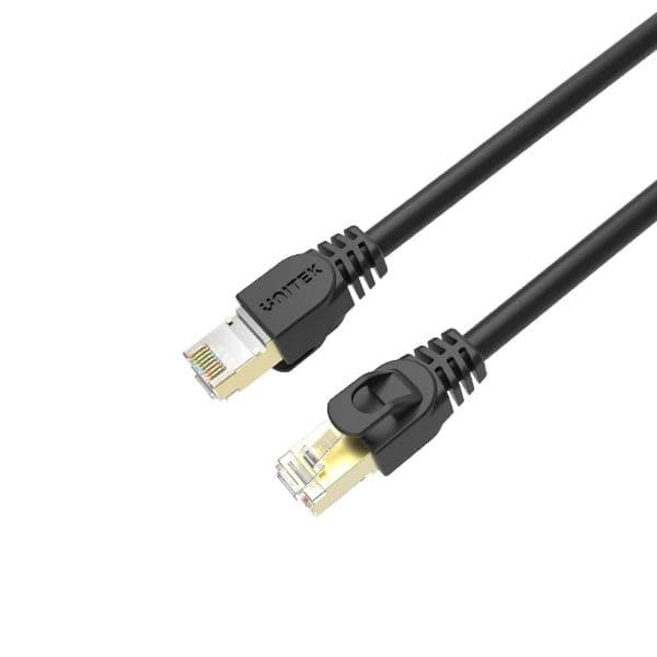 Unitek UNITEK 2m CAT7 Black SSTP 26AWG Patch Lead in PVC Jacket. C1810EBK-2