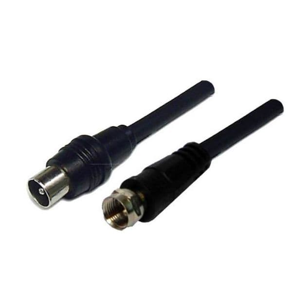 Dynamix DYNAMIX 3m RF PAL Male to F-Type Male Coaxial Cable CA-FRF-3