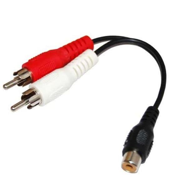 Dynamix DYNAMIX 0.15m Dual RCA Male to RCA Female Cable CA-RCAS-05