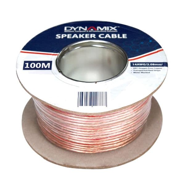 Dynamix DYNAMIX 50m 14AWG/2.08mm Speaker Cable, OFC 42/0.25BCx2C, CA-SPK14-50