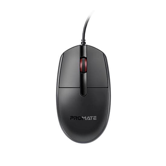 Promate PROMATE 3-Button Wired Optical Mouse with 1200dpi. CM-1200