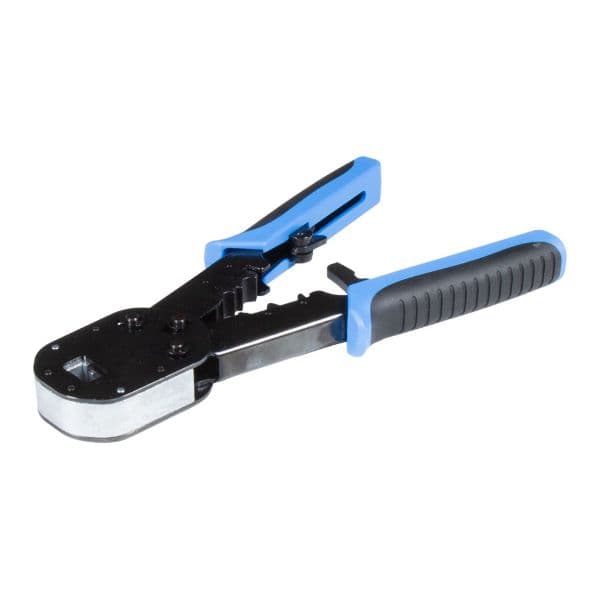 Dynamix RJ-45C6SR23x Crimp Tool To Terminate Cat6/6A Solid Shielded Round Modular Plugs CT-8CSTPEXT-V2