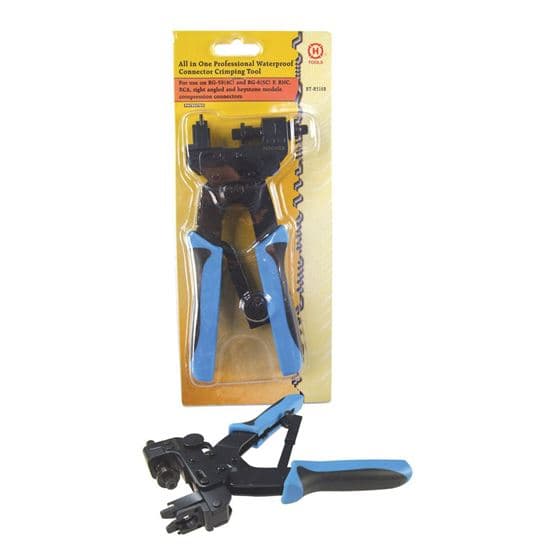 Hanlong HANLONG Compression Crimp Tool for F/BNC/RCA connectors CT-H510B