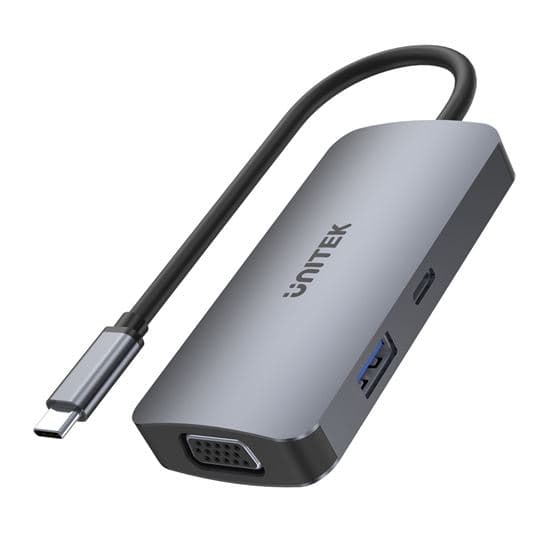 Unitek UNITEK 5-in-1 USB 3.1 Mulit-Port Hub with USB-C Connector. D1051A
