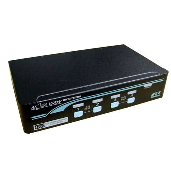 Rextron REXTRON 1-4 Automatic DVI USB KVM Switch. DAG14-BK