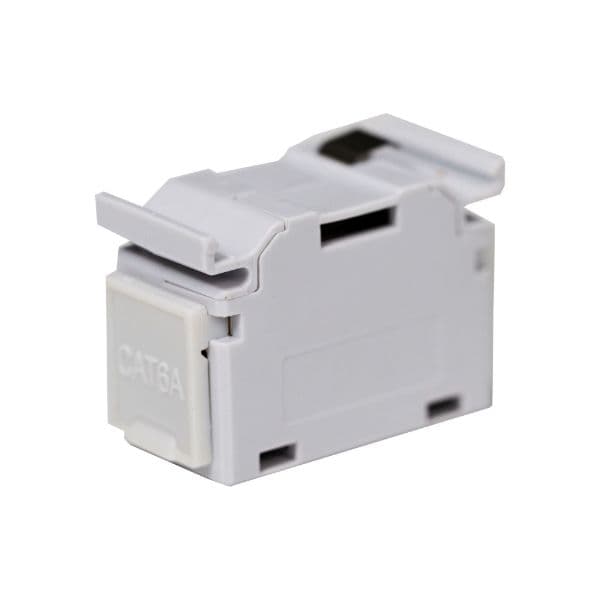 Dynamix DYNAMIX Cat6A RJ45 DIN Rail Mounted 1DU Shielded Coupler. Supplied DINC6AS