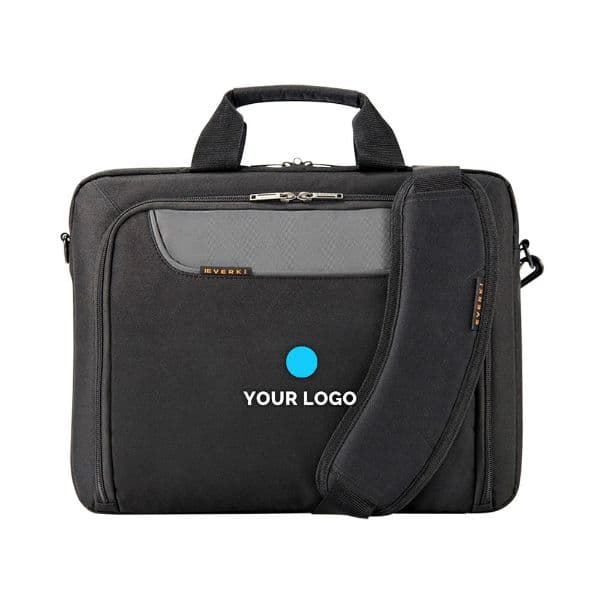 Everki Advance Briefcase 13-14.1'' With Embroidered Logo MOQ 15pcs EKB407NCH14-EMB