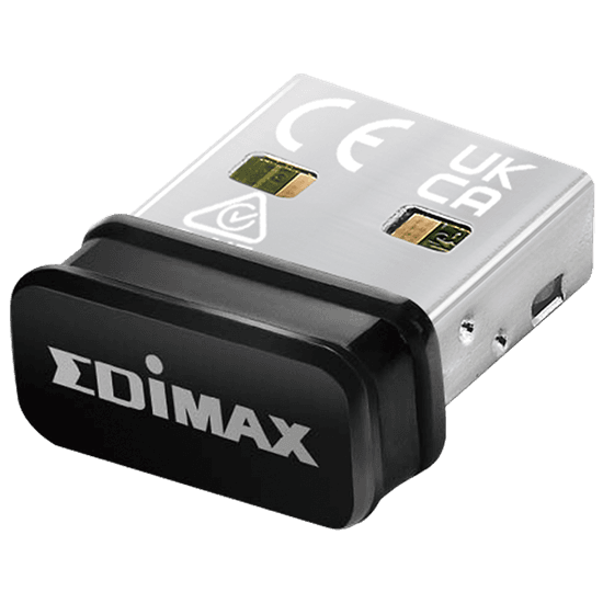 Edimax EDIMAX AC600 Wi-Fi 5 Dual Band Nano USB Adapter. Wireless 802.11b/g/n. EW-7811ULC