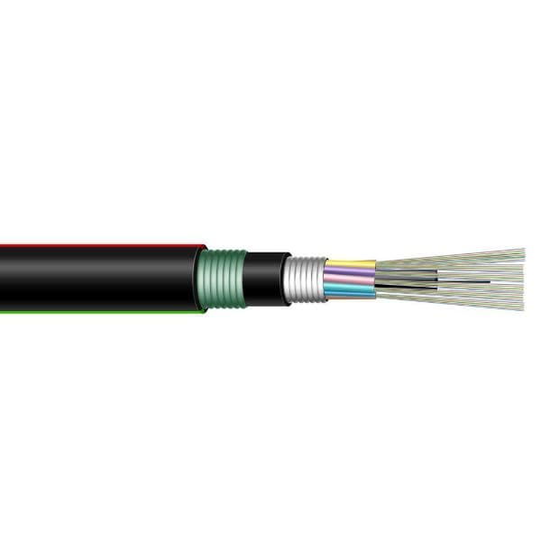 Dynamix DYNAMIX 300m OM3 6 Core Multimode Fibre Cable Roll. Outdoor Armoured F-ADBOM306-300M
