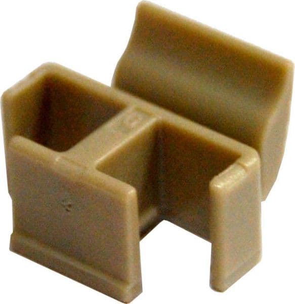 Dynamix DYNAMIX LC Fibre Clip for duplex leads. Beige Colour FL-LC-CLIP
