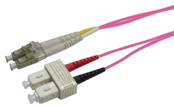 Dynamix DYNAMIX 30M 50u LC/SC OM4 Fibre Lead (Duplex, Multimode) FL-LCSCOM4-30
