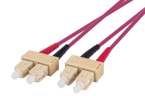 Dynamix DYNAMIX 3M 50u SC/SC OM4 Fibre Lead (Duplex, Multimode) FL-SCSCOM4-3