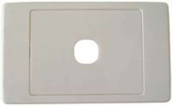 Amdex AMDEX Switch Plate ONLY. Single. Wall Face Cover Plate. (Accepts FP-1PV2