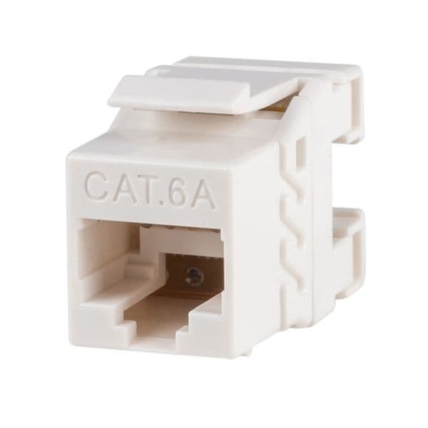 Dynamix DYNAMIX Cat6A UTP Keystone RJ45 Slimline Jack. T568A/B Wiring. FP-C6AUTP-03