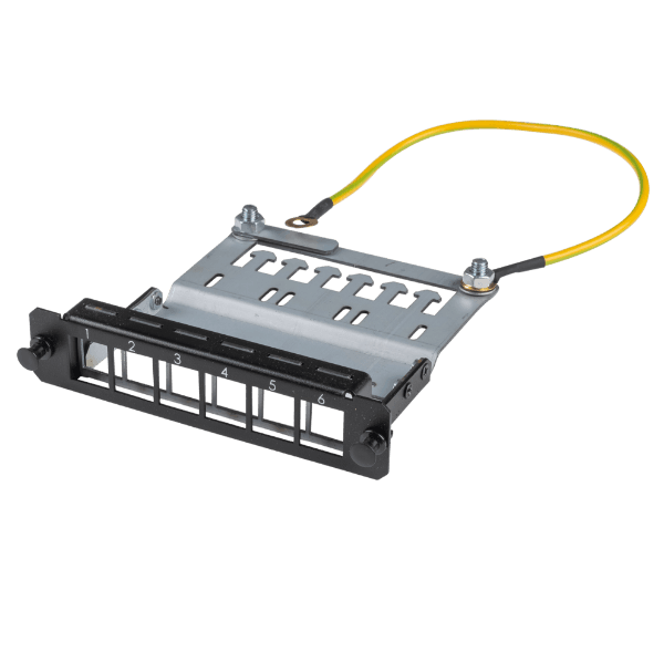 Dynamix DYNAMIX 6x Port Unloaded Keystone Plate for FPP3PB Fibre Tray FPP-KS6