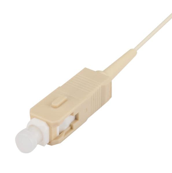 Dynamix DYNAMIX 2M LC Pigtail OM3 1x Piece White, 900um Multimode Fibre, FPT-OM3LC
