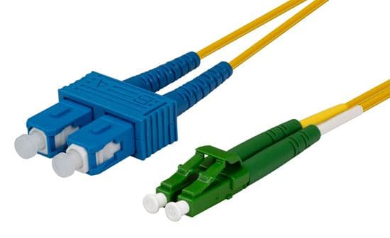 Dynamix DYNAMIX 1M 9 LC APC/SC Duplex Single Mode G657A1 Bend Insensitive FSM-LCASC-1