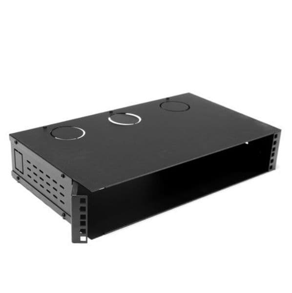 Dynamix DYNAMIX 2U 300mm Deep 19' Fully Enclosed Hinged Wall Mount Bracket. HWMB300-2U